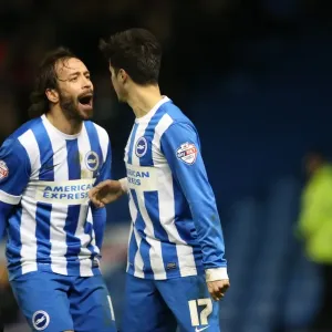 Joao Teixeira's Double: Brighton & Hove Albion vs Ipswich Town, Sky Bet Championship (21 January 2015)