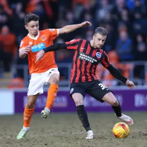 Joe Bennett in Action: Brighton Defender Faces Blackpool in Sky Bet Championship Clash (31st January 2015) Joe Bennett in Action: Brighton Defender Faces Blackpool in Sky Bet Championship Clash (31st January 2015)
