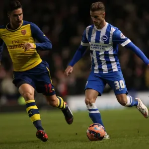 Joe Bennett in Action: Brighton and Hove Albion vs. Arsenal, FA Cup Fourth Round, American Express Community Stadium (January 2015) Joe Bennett in Action: Brighton and Hove Albion vs. Arsenal, FA Cup Fourth Round, American Express Community Stadium (January 2015)