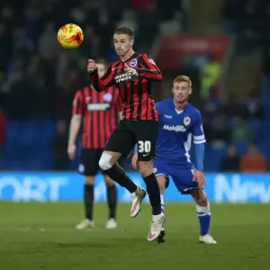 Joe Bennett of Brighton and Hove Albion Faces Off in Championship Clash against Cardiff City (10FEB15) Joe Bennett of Brighton and Hove Albion Faces Off in Championship Clash against Cardiff City (10FEB15)