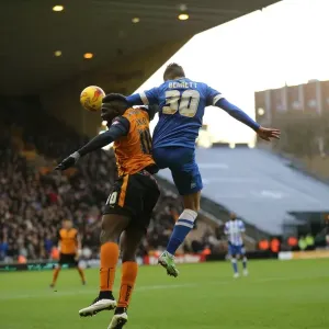 Joe Bennett of Brighton and Hove Albion Faces Off Against Wolverhampton Wanderers in Sky Bet Championship Clash (20DEC14) Joe Bennett of Brighton and Hove Albion Faces Off Against Wolverhampton Wanderers in Sky Bet Championship Clash (20DEC14)