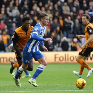 Joe Bennett Faces Off in Championship Clash: Wolverhampton Wanderers vs. Brighton and Hove Albion (20DEC14) Joe Bennett Faces Off in Championship Clash: Wolverhampton Wanderers vs. Brighton and Hove Albion (20DEC14)