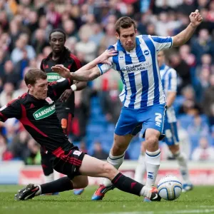 Joe Mattock Faces Tough Challenge in Brighton & Hove Albion vs Middlesbrough Championship Match, March 2012