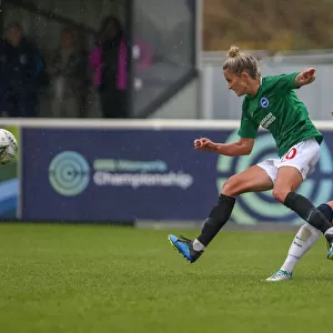 Kate Natkiel in Action for Brighton and Hove Albion FC Against Tottenham