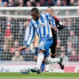 Kazenga LuaLua: In Action for Brighton & Hove Albion Against Middlesbrough, Npower Championship, Amex Stadium, March 2012