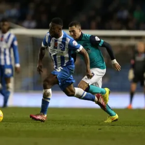 Kazenga LuaLua in Action: Brighton & Hove Albion vs. Wigan Athletic (Sky Bet Championship, 8 November 2014)