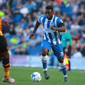 Kazenga Lualua in Action: Brighton & Hove Albion vs Hull City, Sky Bet Championship 2015 Kazenga Lualua in Action: Brighton & Hove Albion vs Hull City, Sky Bet Championship 2015