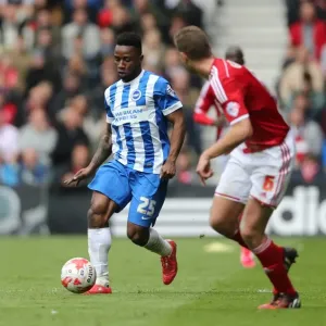 Kazenga LuaLua in Action: Middlesbrough vs. Brighton & Hove Albion, May 2015 (Sky Bet Championship)