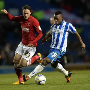 Kazenga LuaLua: Electric Performance in Brighton & Hove Albion vs Charlton Athletic, April 2013