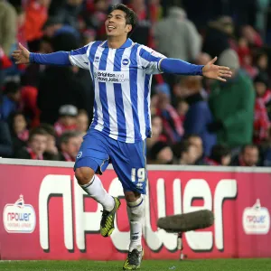 Leonardo Ulloa Scores Late Stunner: Brighton Take 2-0 Lead Over Cardiff City (February 2013)