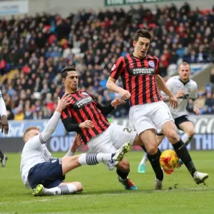 Lewis Dunk in Action: Brighton and Hove Albion vs. Bolton Wanderers (February 2015)