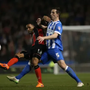 Lewis Dunk in Action: Brighton and Hove Albion vs. AFC Bournemouth (April 2015) Lewis Dunk in Action: Brighton and Hove Albion vs. AFC Bournemouth (April 2015)