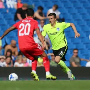 Lewis Dunk in Action: Brighton & Hove Albion vs Sevilla FC, 2015 Pre-Season Friendly Lewis Dunk in Action: Brighton & Hove Albion vs Sevilla FC, 2015 Pre-Season Friendly