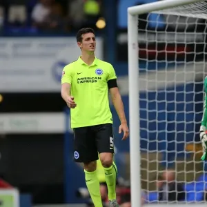 Lewis Dunk in Action: Ipswich Town vs. Brighton and Hove Albion, Sky Bet Championship (28.08.2015)