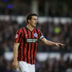 Lewis Dunk Focuses in Derby County vs. Brighton and Hove Albion Championship Clash (6th December 2014)