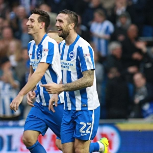 Lewis Dunk Scores the Winning Goal for Brighton & Hove Albion Against Norwich City (29OCT16)