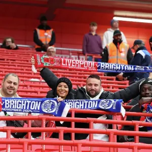 Liverpool v Brighton and Hove Albion Premier League DDMMMYY Liverpool v Brighton and Hove Albion Premier League DDMMMYY
