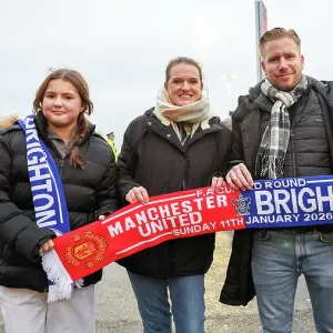 Manchester United v Brighton and Hove Albion<br> FA Cup 3rd Round<br> 11JAN26