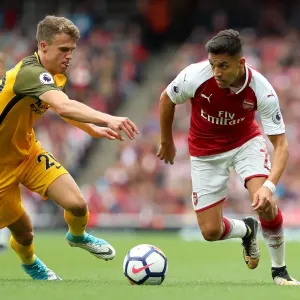 March vs. Sanchez: Intense Midfield Battle at Emirates Stadium - Arsenal vs. Brighton and Hove Albion (01OCT17) March vs. Sanchez: Intense Midfield Battle at Emirates Stadium - Arsenal vs. Brighton and Hove Albion (01OCT17)
