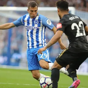 Markus Suttner of Brighton and Hove Albion in Action Against Newcastle United, Premier League (September 2017) Markus Suttner of Brighton and Hove Albion in Action Against Newcastle United, Premier League (September 2017)