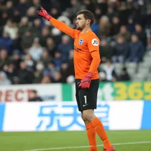 Mat Ryan of Brighton and Hove Albion Faces Newcastle United Onslaught in Premier League Clash (30DEC17)