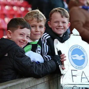 Match action during the FA Cup third round match between Stoke City and Brighton
