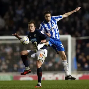 Matthew Upson Tackles Jordan Rhodes: Brighton & Hove Albion vs. Blackburn Rovers, February 12, 2013 Matthew Upson Tackles Jordan Rhodes: Brighton & Hove Albion vs. Blackburn Rovers, February 12, 2013