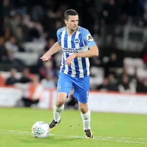 Midfielder Jamie Murphy in Action: Bournemouth vs. Brighton and Hove Albion, EFL Cup 2017 Midfielder Jamie Murphy in Action: Bournemouth vs. Brighton and Hove Albion, EFL Cup 2017