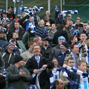 Millwall Scarf Day Crowd Shot South Stand