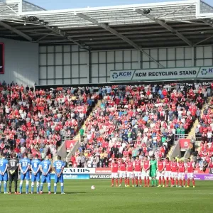 A Moment of Respect: Rotherham United vs. Brighton and Hove Albion in the Sky Bet Championship (06APR15)