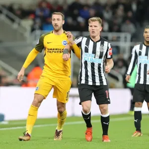 Murray vs Ritchie: Intense Moment from Newcastle United vs Brighton and Hove Albion (30DEC17)