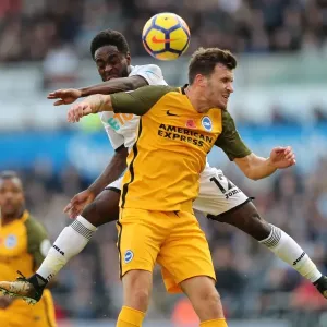 Nov. 4, 2017: Intense Premier League Clash between Swansea City and Brighton and Hove Albion at Liberty Stadium Nov. 4, 2017: Intense Premier League Clash between Swansea City and Brighton and Hove Albion at Liberty Stadium