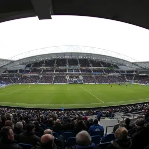 Panoramic View of American Express Community Stadium: Brighton and Hove Albion vs. Bolton Wanderers during Sky Bet Championship Match (February 13, 2016) Panoramic View of American Express Community Stadium: Brighton and Hove Albion vs. Bolton Wanderers during Sky Bet Championship Match (February 13, 2016)