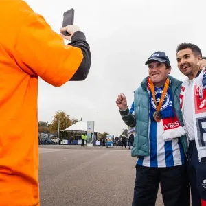 Paralympian Will Bayley Attends Brighton and Hove Albion vs. Norwich City Championship Match, October 2016 Paralympian Will Bayley Attends Brighton and Hove Albion vs. Norwich City Championship Match, October 2016