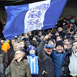 Passionate Crowds of Brighton & Hove Albion at the FA Cup Match against Watford (January 2011)