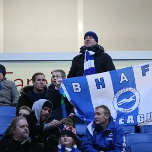 Passionate Fan Showdown: Brighton & Hove Albion vs Leeds United (24Feb15) - American Express Community Stadium Passionate Fan Showdown: Brighton & Hove Albion vs Leeds United (24Feb15) - American Express Community Stadium