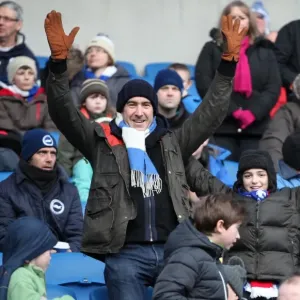 Passionate Fan Showdown: Brighton and Hove Albion vs. Brentford (17Jan15) - American Express Community Stadium