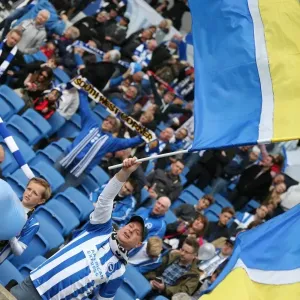 Passionate Moment: Brighton and Hove Albion Fans during Sky Bet Championship Clash vs. Watford (25APR15) Passionate Moment: Brighton and Hove Albion Fans during Sky Bet Championship Clash vs. Watford (25APR15)