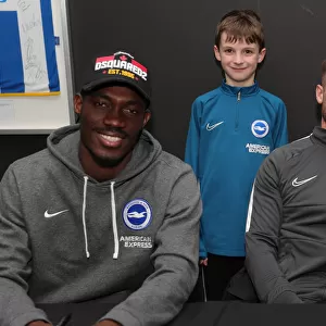 Player Signing Session at American Express Community Stadium, Brighton & Hove Albion FC (18FEB20)