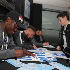 Player Signing Session at American Express Community Stadium, Brighton & Hove Albion FC (18FEB20) Player Signing Session at American Express Community Stadium, Brighton & Hove Albion FC (18FEB20)