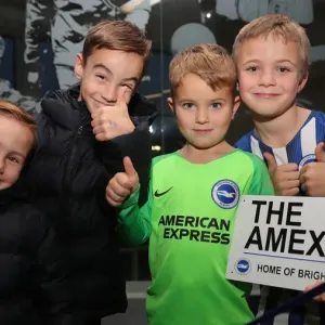 Player Signing Session: Neal Maupay, Dale Stephens, Aaron Connolly, and Adam Webster at Amex Stadium, 18DEC19 Player Signing Session: Neal Maupay, Dale Stephens, Aaron Connolly, and Adam Webster at Amex Stadium, 18DEC19