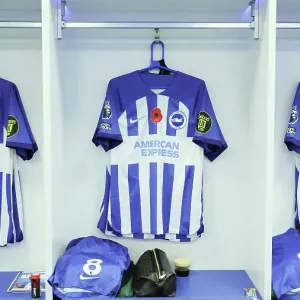 Premier League Clash: Brighton vs. Sheffield United (12NOV23) - Intense Action at American Express Stadium Premier League Clash: Brighton vs. Sheffield United (12NOV23) - Intense Action at American Express Stadium