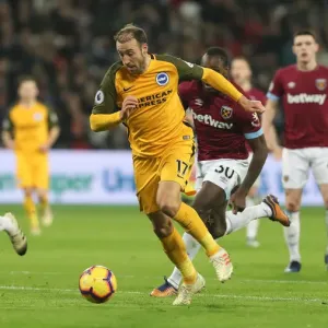 Premier League Clash: West Ham United vs. Brighton and Hove Albion at The London Stadium (2nd January 2019) Premier League Clash: West Ham United vs. Brighton and Hove Albion at The London Stadium (2nd January 2019)