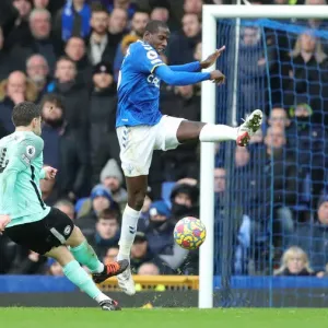 Premier League: Everton vs. Brighton and Hove Albion Clash at Goodison Park - 2nd January 2022 Premier League: Everton vs. Brighton and Hove Albion Clash at Goodison Park - 2nd January 2022