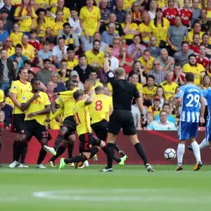 Premier League: Watford vs. Brighton and Hove Albion Clash at Vicarage Road (26.08.17)