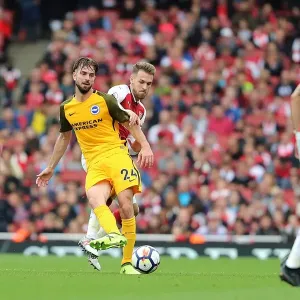 Propper in Action: Arsenal vs. Brighton and Hove Albion, Premier League (1st October 2017) Propper in Action: Arsenal vs. Brighton and Hove Albion, Premier League (1st October 2017)