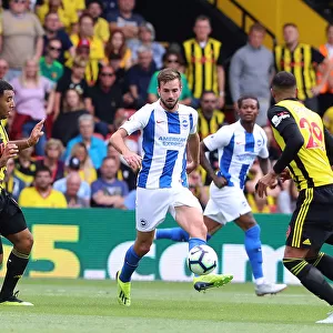Propper in Action: Watford vs. Brighton & Hove Albion, Premier League (11th August 2018)