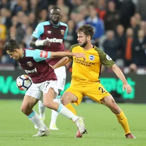 Propper vs Hernandez: Intense Midfield Battle in West Ham vs Brighton Premier League Clash (20OCT17) Propper vs Hernandez: Intense Midfield Battle in West Ham vs Brighton Premier League Clash (20OCT17)