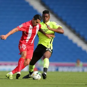 Rohan Ince in Action: Brighton & Hove Albion vs Sevilla FC Pre-Season Clash at American Express Community Stadium (2015) Rohan Ince in Action: Brighton & Hove Albion vs Sevilla FC Pre-Season Clash at American Express Community Stadium (2015)
