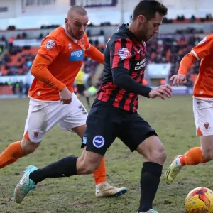 Sam Baldock in Action: Brighton and Hove Albion vs. Blackpool, Sky Bet Championship (31st January 2015) Sam Baldock in Action: Brighton and Hove Albion vs. Blackpool, Sky Bet Championship (31st January 2015)